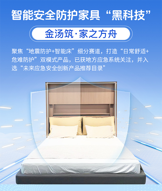 智能安全防护家具“黑科技”-金汤筑·家之方舟，反应比灾难快！
